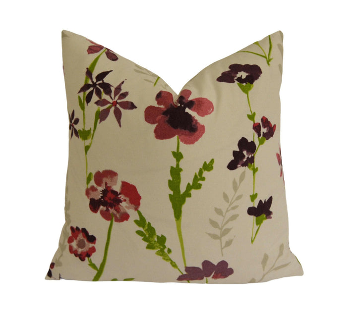 Bill Beaumont - Garden Walk - Plum - Designer Cushion Cover Stunning.