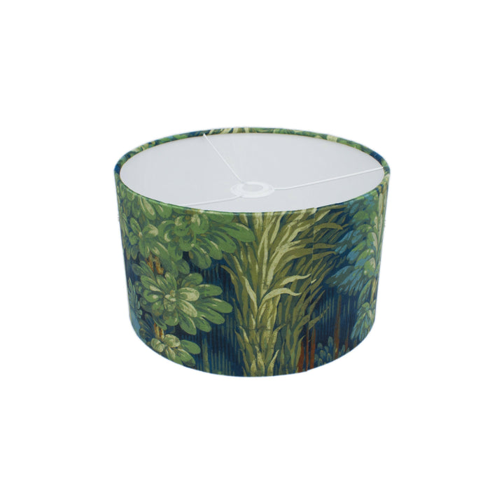 Prestigious Textiles - Forbidden Forest - Sapphire - Lampshade - Ceiling Light -  Stunning Handmade Designer Home Décor.