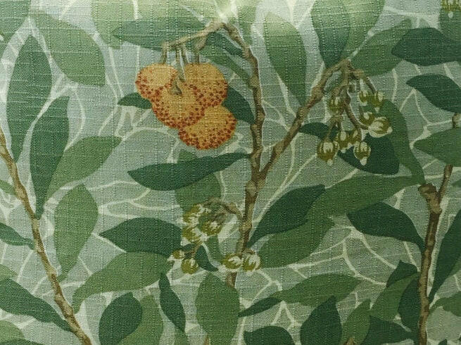 William Morris - Arbutus - Green - Cushion Cover Throw Pillow Designer Home Decor.