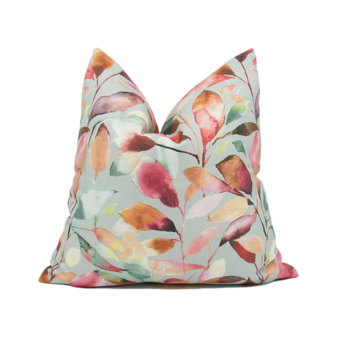 Voyage - Brympton - Russet - Wonderful Leaf Design Cushion Cover Throw Pillow Designer Home Décor.