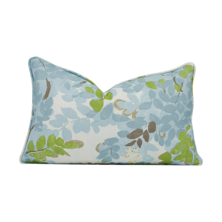 Thibaut - Central Park - Spa Blue - Mesmerizing 1930's New York Tree Canopy Designer Cushion Cover - Luxury Throw Pillow - Handmade Home.