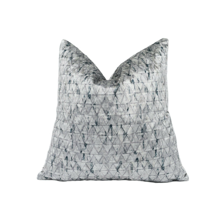 Utopia - Design 7 - Graphite - Stunning Velvet Cushion Cover Handmade Throw Pillow Designer Home Décor.