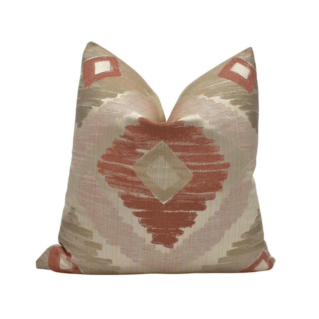 Prestigious - Meknes - Amber - Aztec Jacquard Weave Designer Cushion Cover - Luxury Prestigious Pillow - Handmade Pillow Cover - Custom.