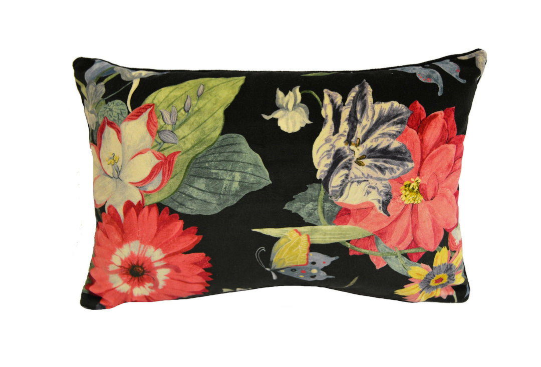 Jane Churchill - Ipanema Velvet - Charcoal -  Beautiful Cushion Cover Home Decor Pillow Throw.