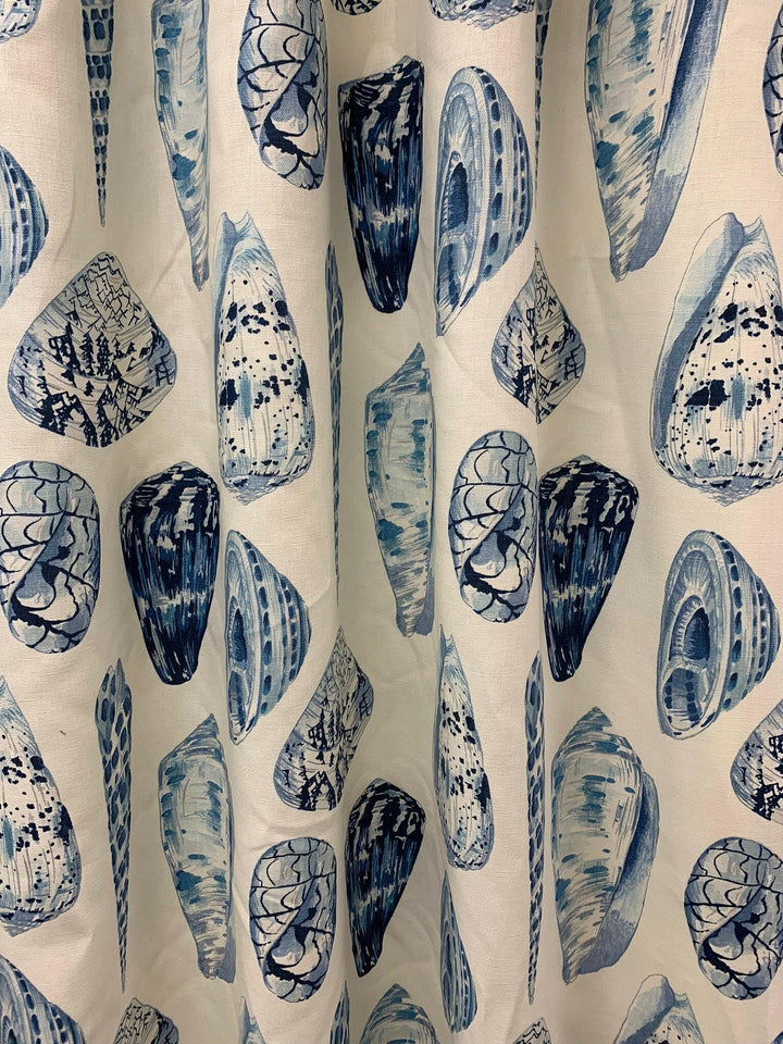Scalamandre Fabric - Porcelain -  Made to Measure Curtains.