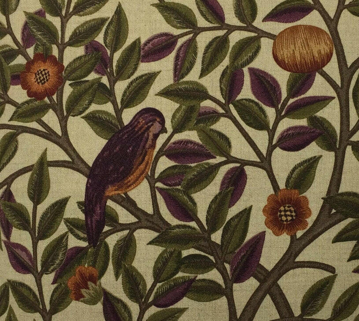 William Morris - Kelmscott Tree - Mulberry / Russet - Classic English Designer Cushion Cover - Luxury Throw Pillow - Handmade Home Decor.