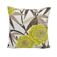 Thumbnail for a white pillow with yellow flowers on it