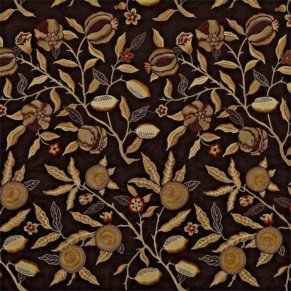 William Morris - Fruit -  Embroidery - Bullrush/Lichen - Cushion Cover/pillow throw.