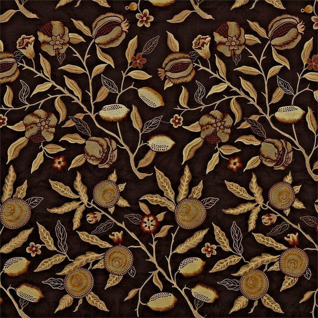 William Morris - Fruit -  Embroidery - Bullrush/Lichen - Cushion Cover/pillow throw.