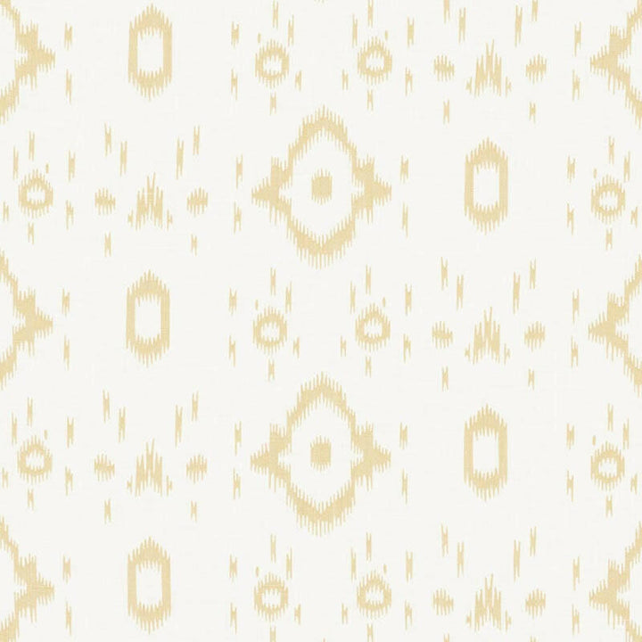 Veere Grenney for Schumacher - Tabitha - Straw - Versatile Exotic Ikat Designer Cushion Cover - Handmade Throw Pillow - Luxury Home Decor.