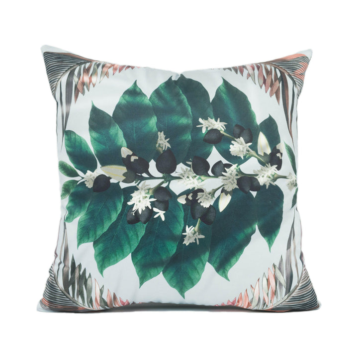 Designers Guild x Christian Lacroix - Feather Park Soft - Ruisseau - Bold Feather Velvet Cushion Cover - Luxury Leaf Pillow Cover - Custom.