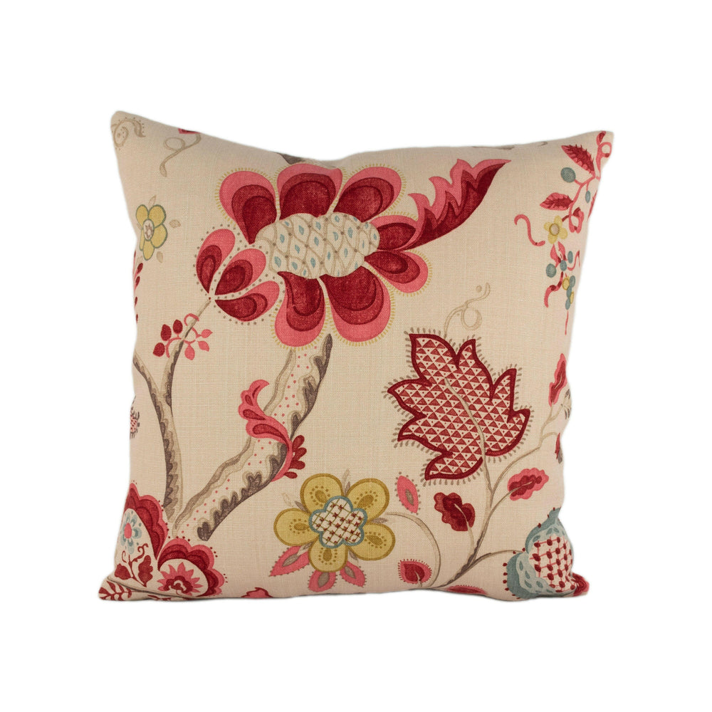 Sanderson - Roslyn - Berry / Slate - Stunning Designer Cushion Cover Home Décor Throw Pillow.
