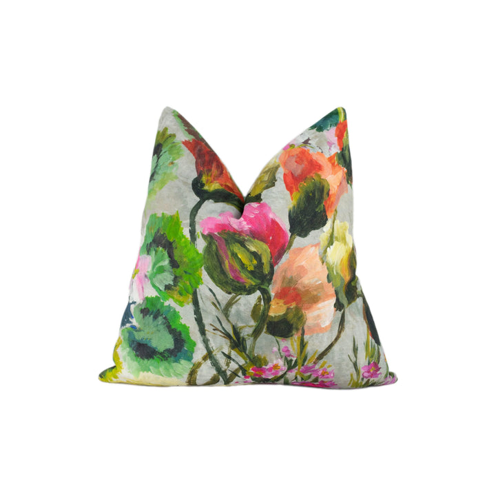 Designers Guild - Grandiflora Rose - Epice - Joyful Artistic Oil Painting Floral Designer Cushion Cover - Luxury Throw Pillow - Handmade