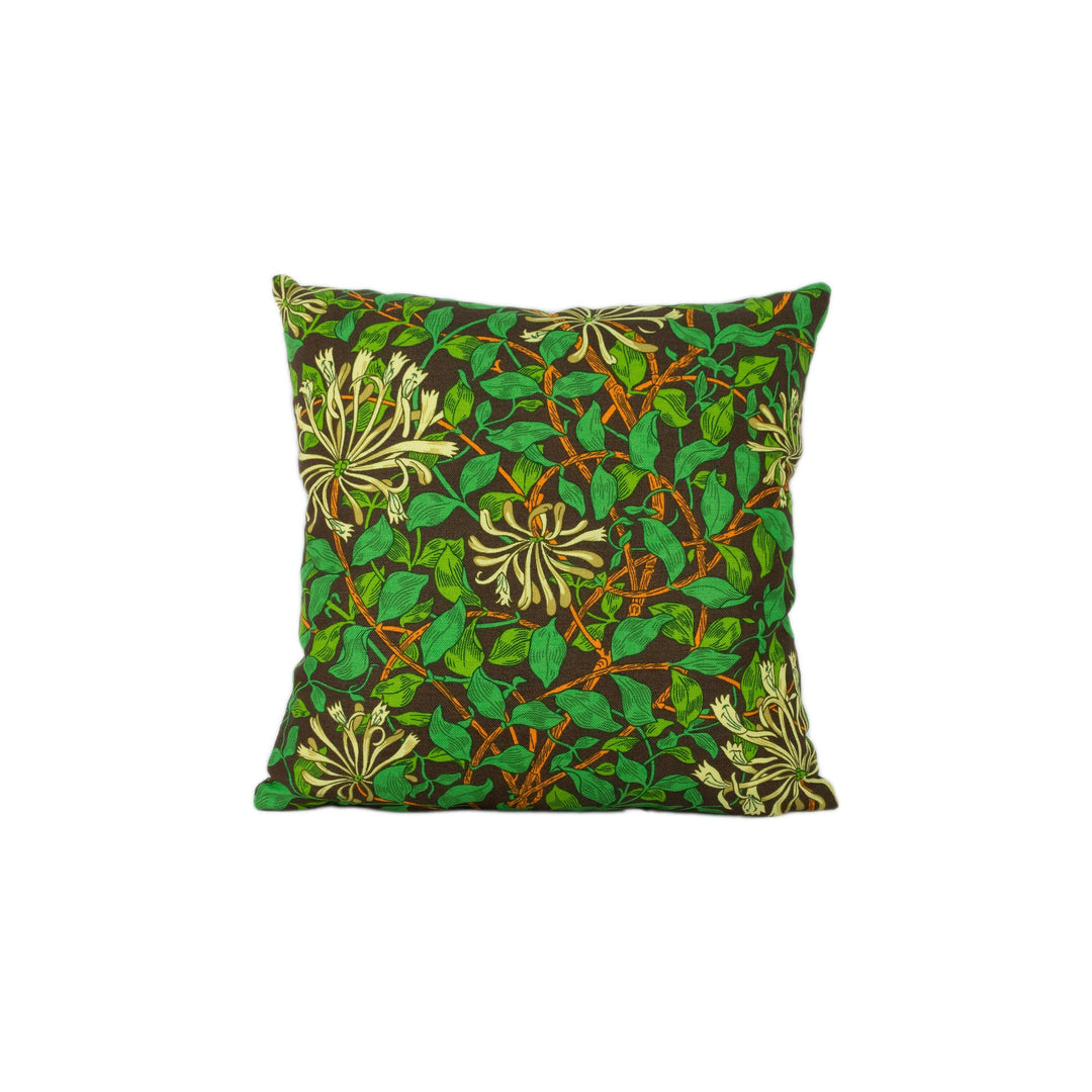 William Morris - Honeysuckle - Autumn - Cushion Cover Throw Pillow Designer Home Decor.