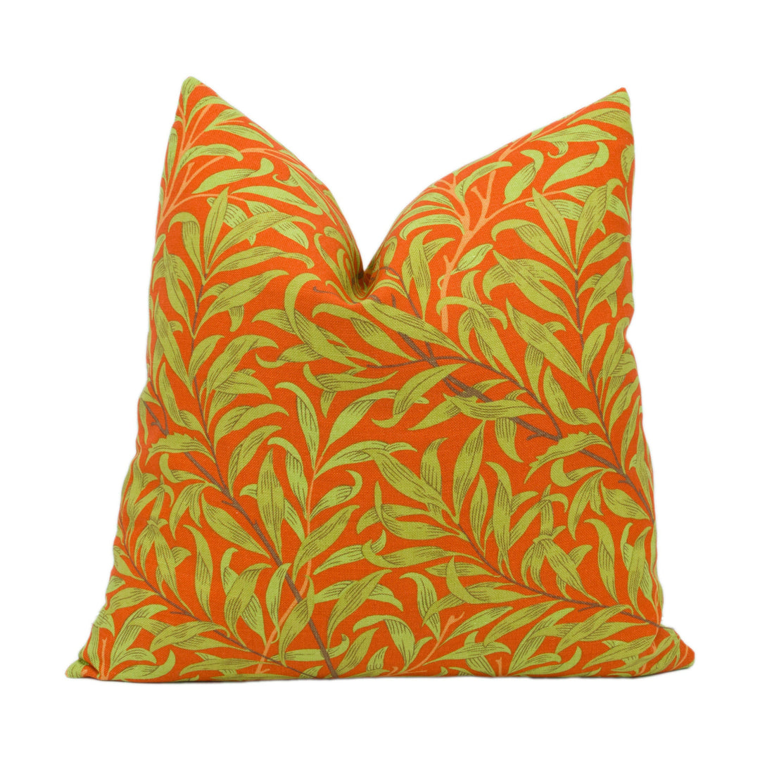 William Morris - Ben Pentreath - Willow Boughs - Tomato / Olive - Cushion Cover Throw Pillow Designer Home Décor.