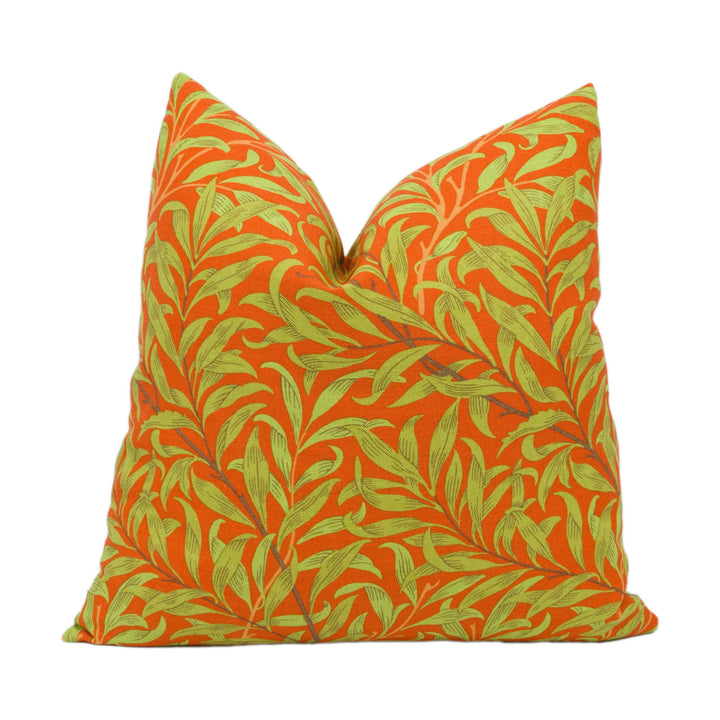 William Morris - Ben Pentreath - Willow Boughs - Tomato / Olive - Cushion Cover Throw Pillow Designer Home Décor.