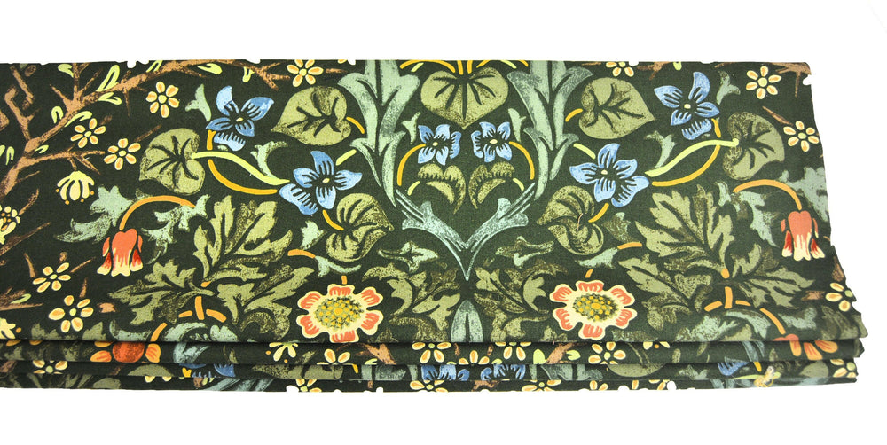 William Morris - Blackthorn Fabric Made To Measure Professionally Made Roman Blind.