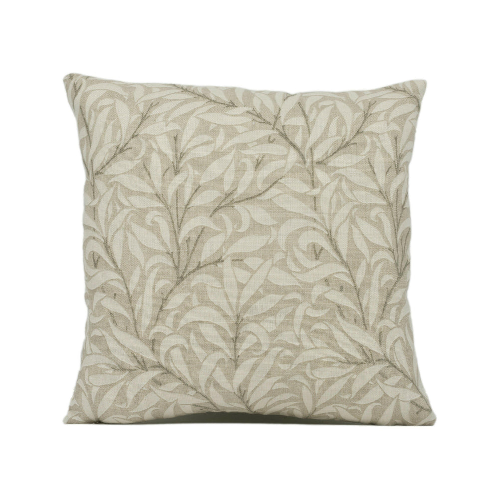William Morris - Pure Willow Boughs - Linen - Gorgeous Leafy Foliage Cushion Cover - Handmade Throw Pillow - Designer Home Décor.