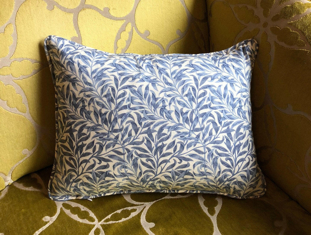 William Morris - Willow Boughs - Blue - Cushion Cover Throw Pillow Designer Home Decor.