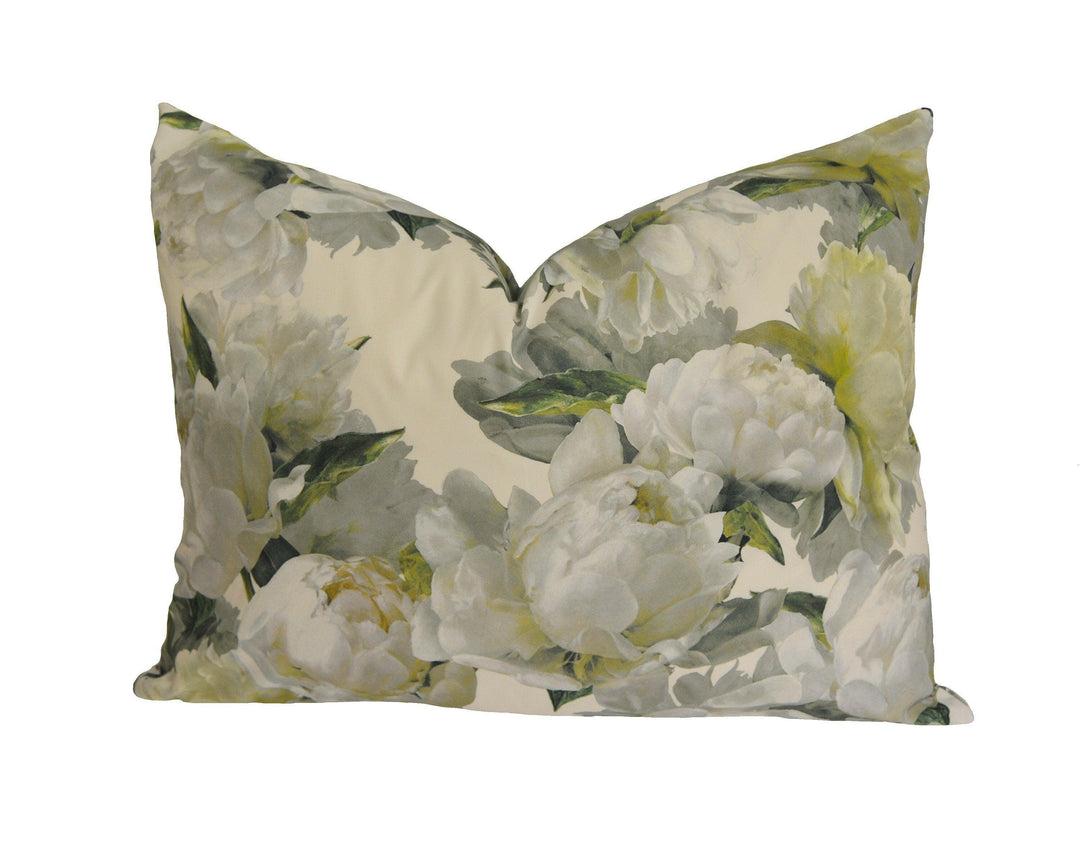 Designers Guild - Peonia - Chartreuse - Stunning Cushion Cover Throw Pillow Designer Home Decor.
