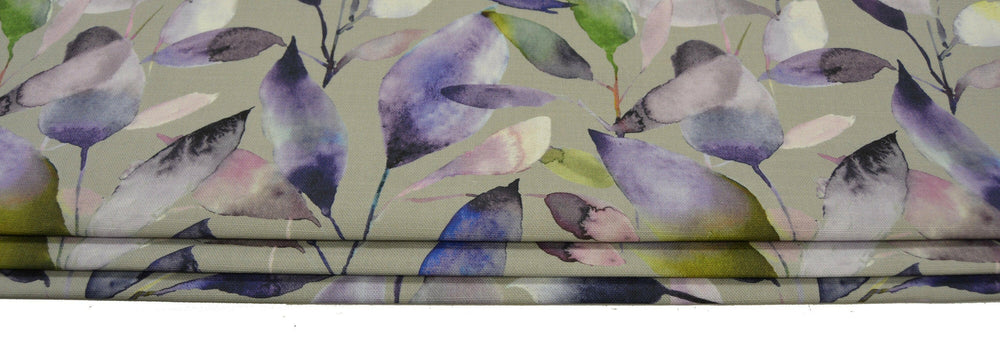 Voyage Decoration - Brympton - Heather - Fabric Made To Measure Professionally Made Roman Blind.