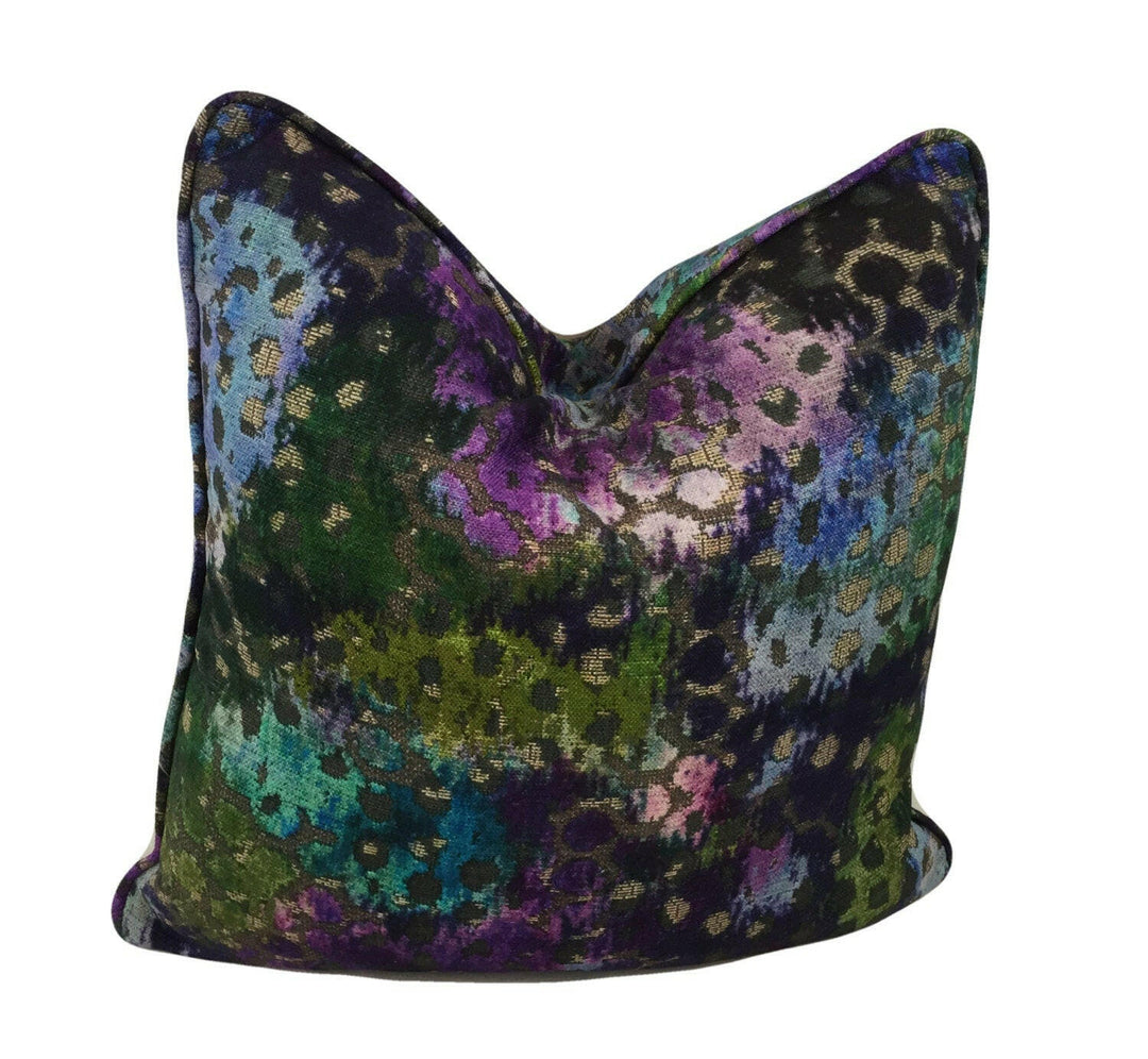 Designers Guild - Palasini - Cobalt - Stunning Self Piped Cushion Cover Throw Pillow Home Decor.
