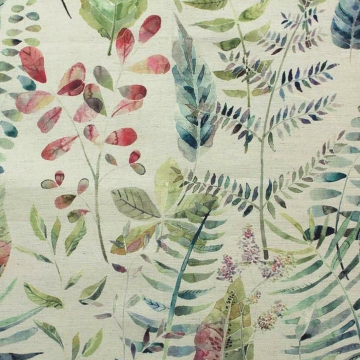 Voyage Decoration - Kenton - Skylark / Pomegranate - Made to Measure Curtains + buy by the metre.
