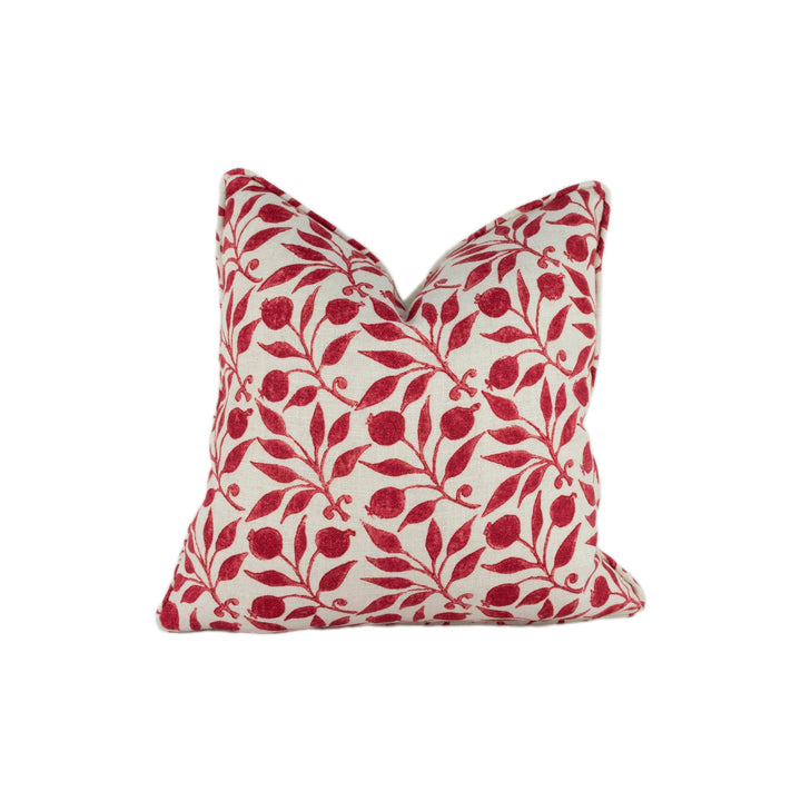 William Morris - Rosehip - Rose - Classic Morris Intricate Floral Designer Cushion Cover - Luxury Throw Pillow - Handmade Home Decor.