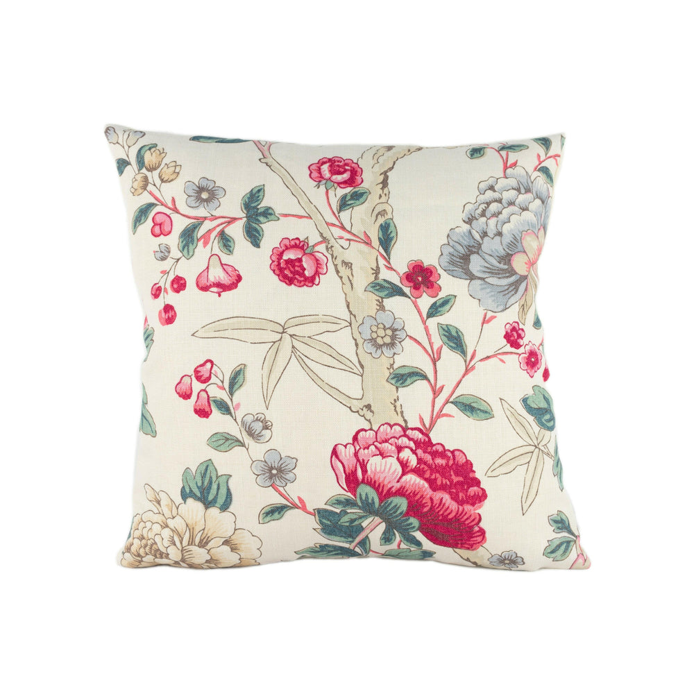 William Morris - Tangley - Red / Ivory - Cushion Cover Throw Pillow Designer Home Décor.