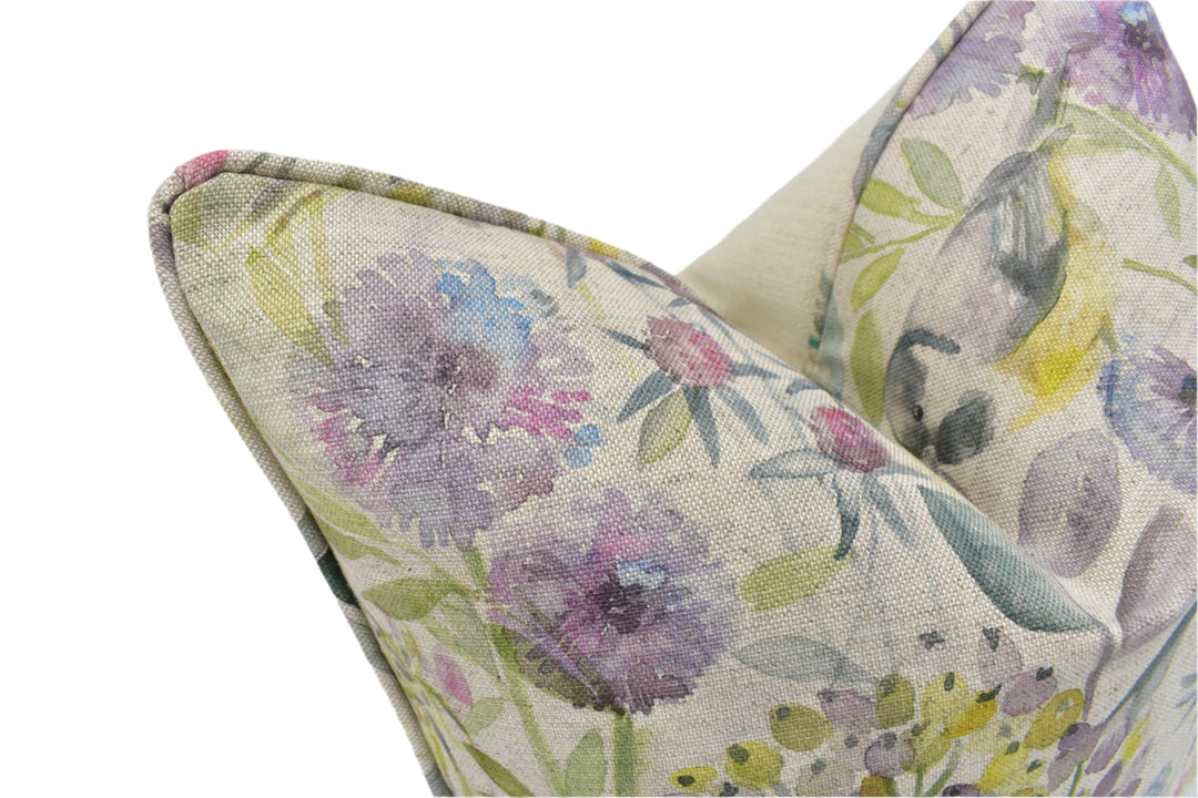 Voyage Maison – Morning Chorus – Natural – Cushion Cover – Serene Woodland Song Throw Pillow