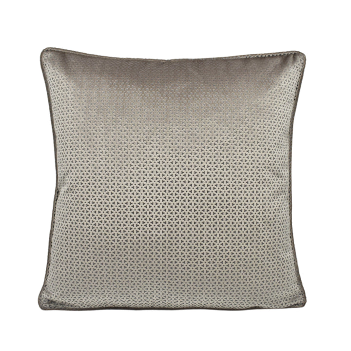 Clarke & Clarke – Loreto – Taupe – Cushion Cover – Diamond Pattern Velvet
