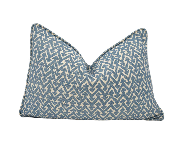 Fermoie - Rabanna - 269 - Geometric Blue Chevron Accent