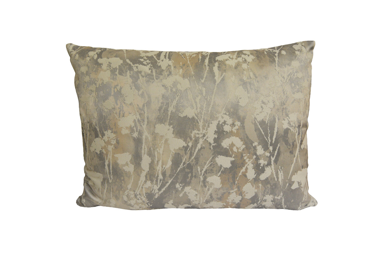 Ashley Wilde x Kai - Jacinth - Praline - Mesmerising Floral Metallic Designer Cushion Cover - Luxury Throw Pillow - Handmade Home Decor