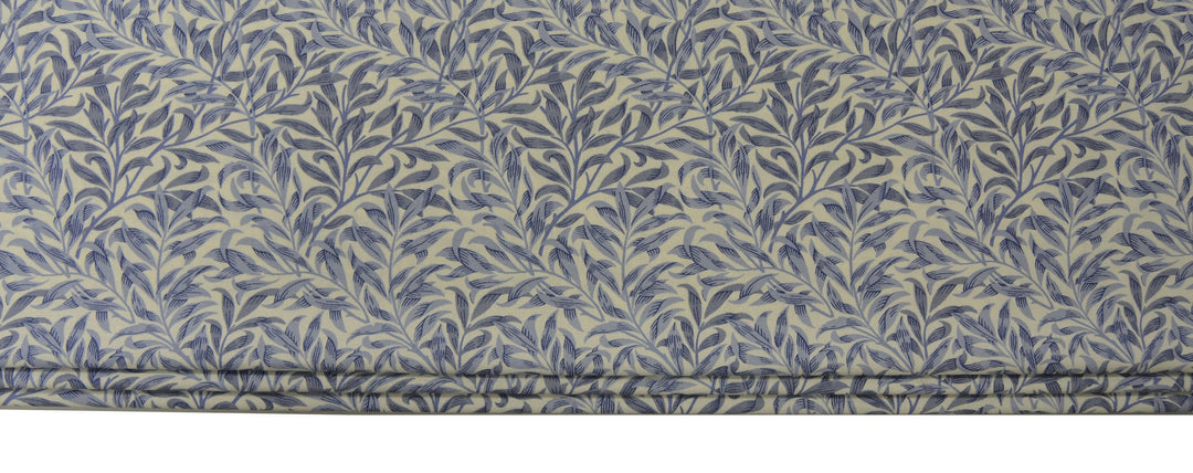 William Morris - Willow Bough Minor - Blue - Made To Measure Professionally Made Roman Blind.