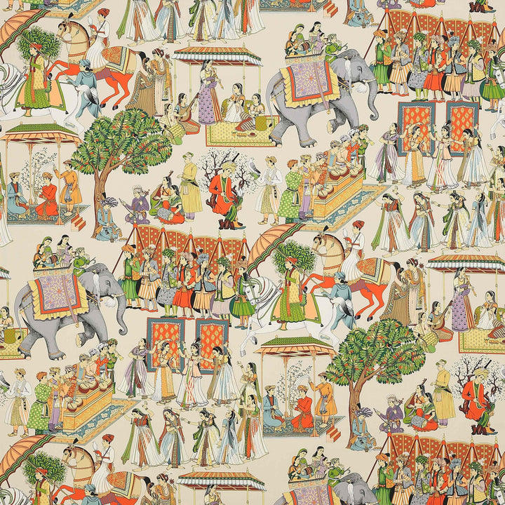 Manuel Canovas - Kalinda - Tangerine - Made To Measure Professionally Made Roman Blind.