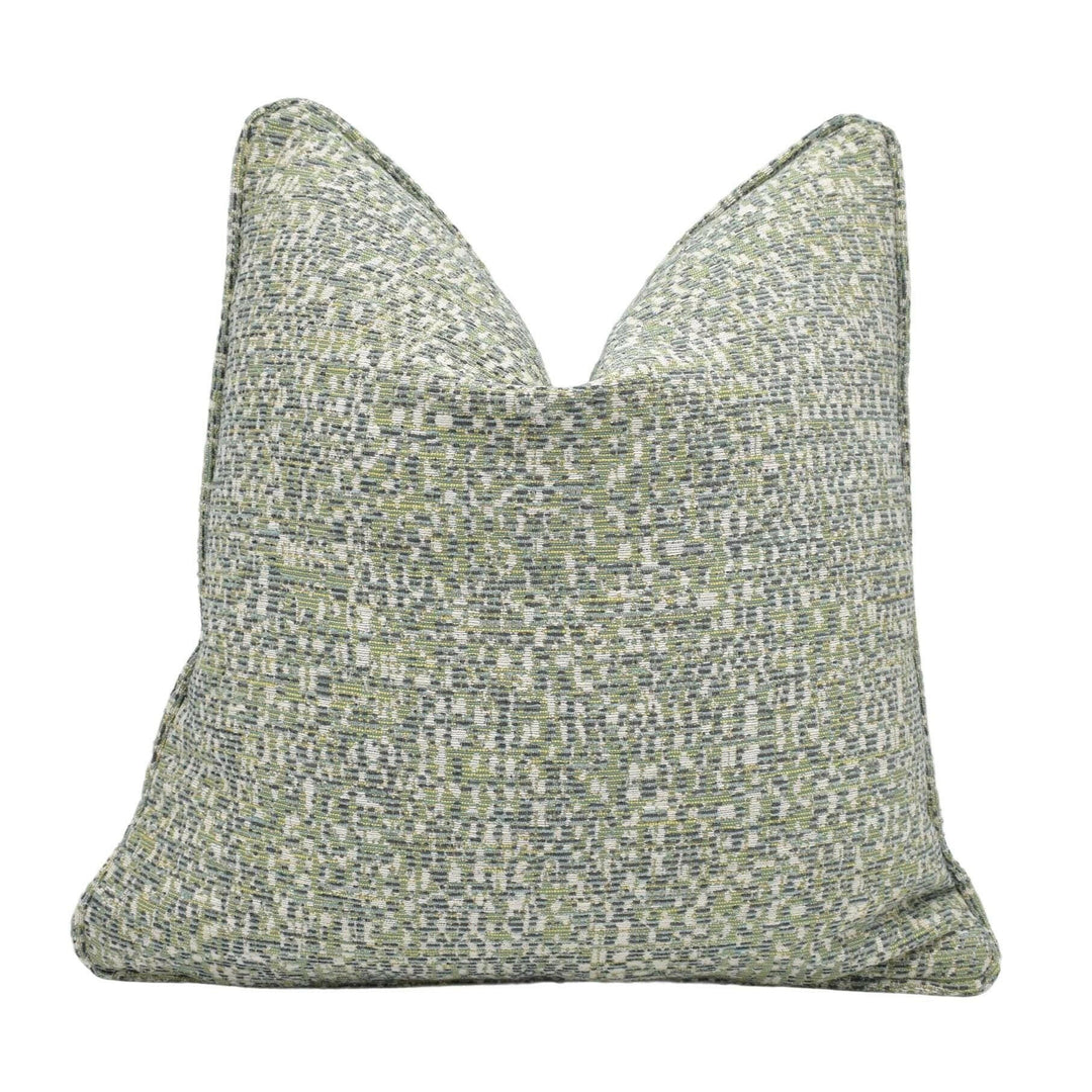 Clarke & Clarke - Orion - Mineral  - Fun Modern Pixelated Woven Designer Cushion Cover - Luxury Weave Throw Pillow - Handmade Home Decor.