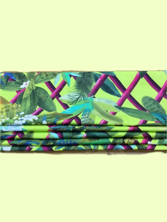 Designers guild - Canopy - Lime -  Made To Measure Professionally Made Roman Blind Stab stitched no visible stitches beautifully made.