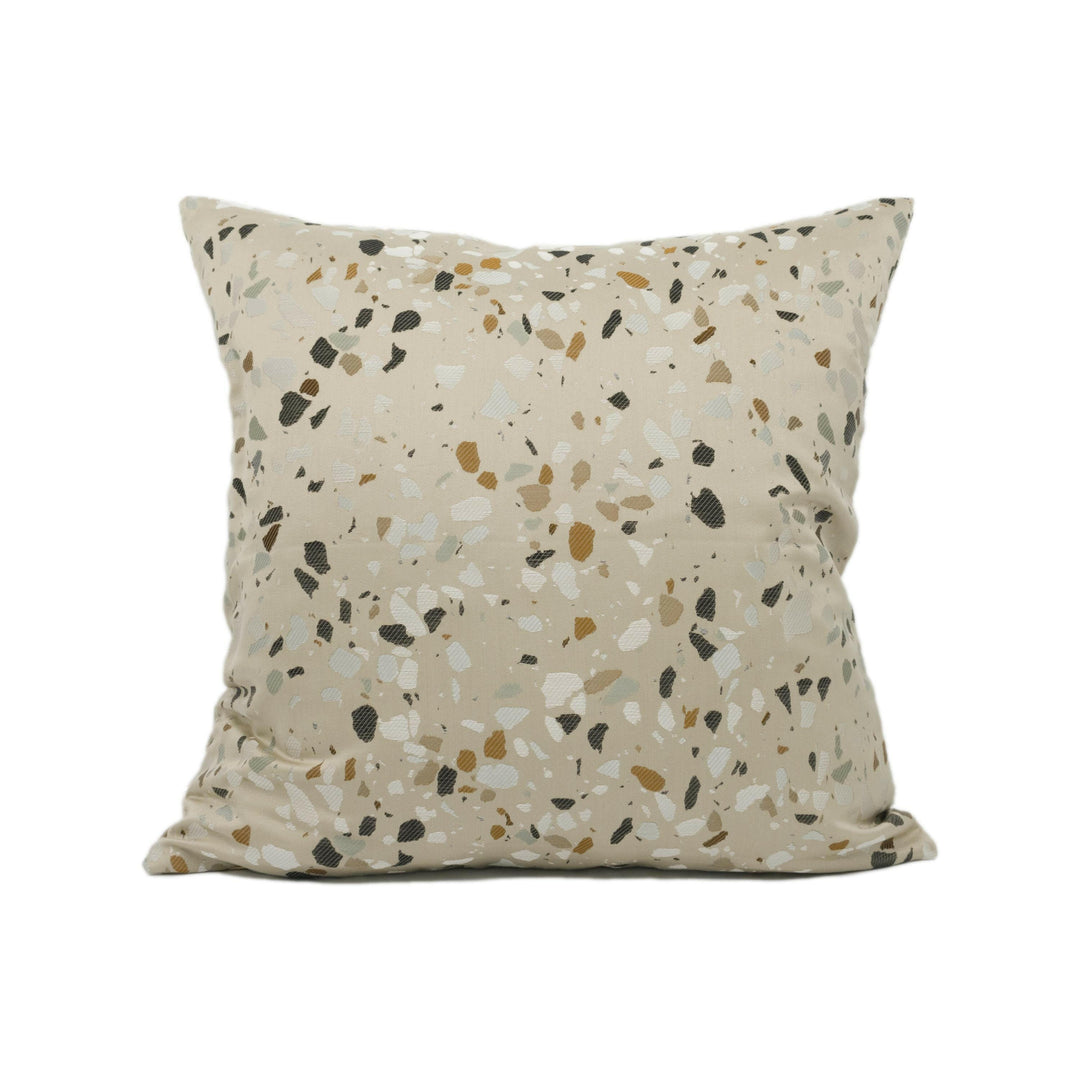Kuka Home - 22630 - Lastrico 20 - Terrazzo Inspired Jacquard Woven Cushion Cover - Handmade Throw Pillow - Designer Home Décor.