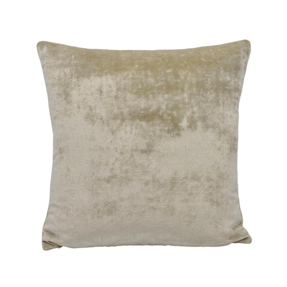 Zoffany - Curzon - Pale Linen - Opulent Plush Jacquard Velvet Cushion Cover - Luxury Throw Pillow - Handmade Home Décor - Scatter Sofa.