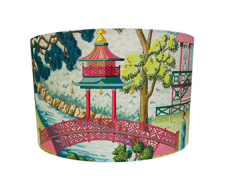 Manuel Canovas - Pagoda - Rose  - Lampshade Stunning Handmade.