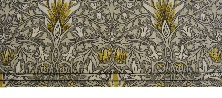 William Morris - Snakeshead - Pewter / Gold  - Made To Measure Professionally Made Roman Blind.
