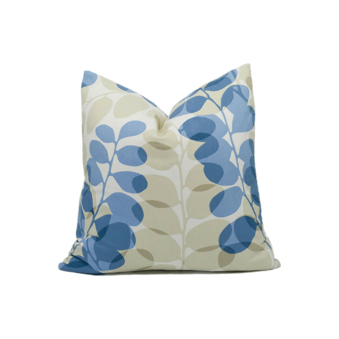 Scion - Lunaria - 4 Colourways Available - Cornflower / Denim / Leaf / Sunflower - Elegant Floral Cushion Cover - Handmade Throw Pillow.