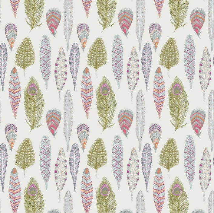 Voyage Decoration - Samui Print - Carnival - Quirky Illustrative Feather Cushion Cover - Handmade Throw Pillow Designer Home Decor.