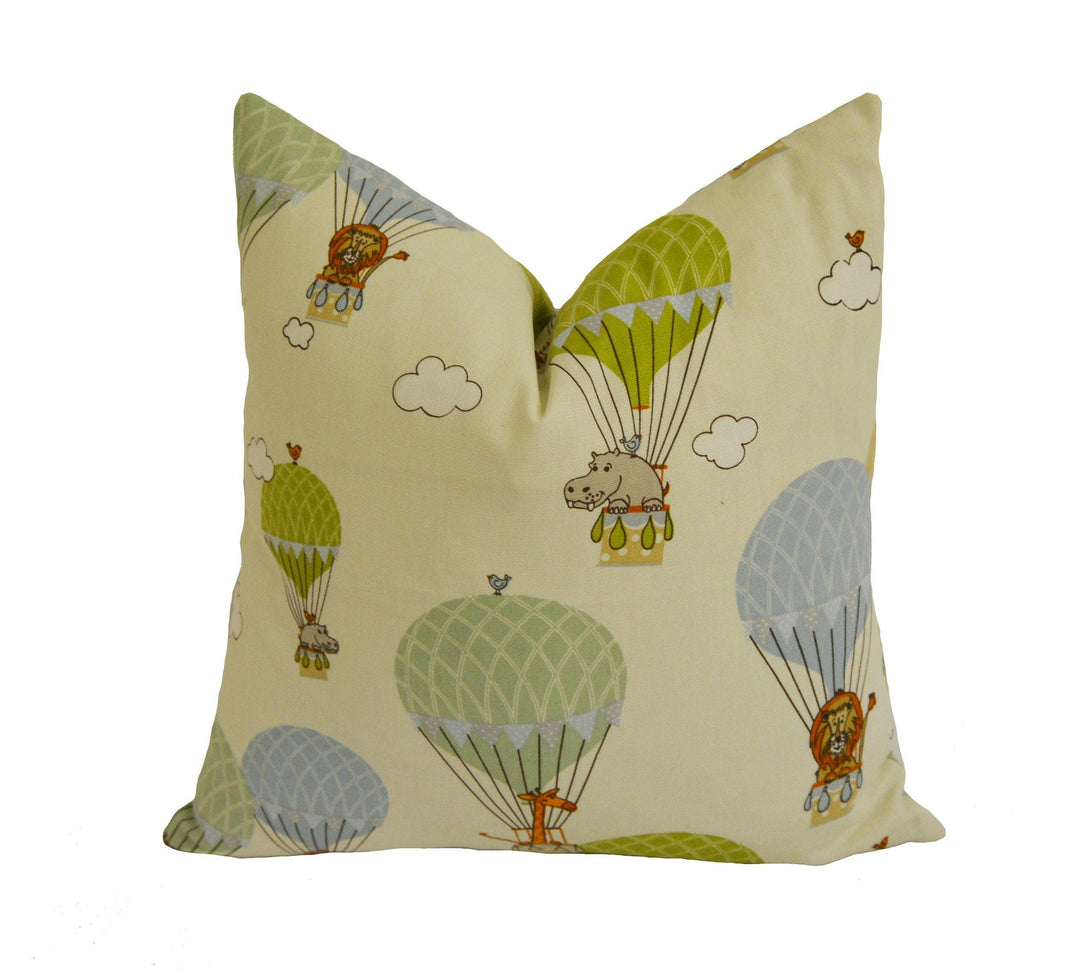 Fryetts - Zoo Animals - Multi - Cushion Cover Throw Pillow.