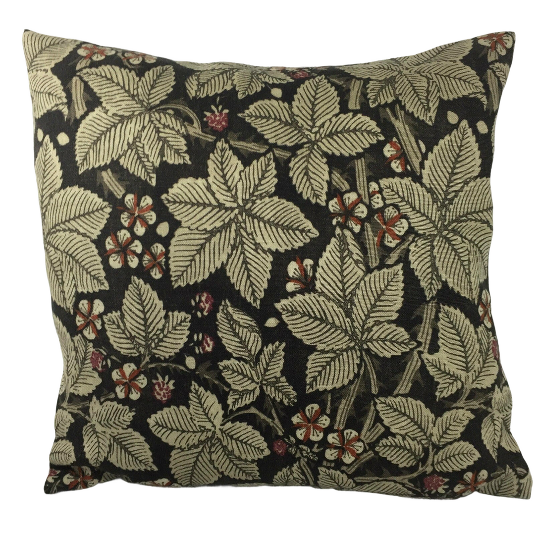 William Morris - Bramble - Bullrush - Cushion Cover Throw Pillow Designer Home Decor.