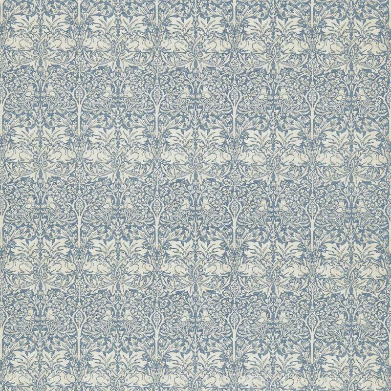William Morris - Brer Rabbit  - Slate / Vellum - Made To Measure Professionally Made Roman Blind Designer Home Decor.