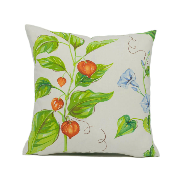 Zoffany - Canna Lily - Painterly Garden Floral Cushion Cover - Handmade Throw Pillow - Designer Home Décor.