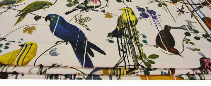Designers guild - Birds Sinfonia - Perce Neige - Professionally Made Roman Blind Made to Measure
