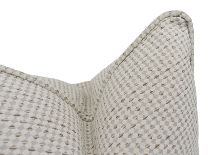 Clarke & Clarke - Pavo - Natural - Luxurious Embroidered Chenille Piped Cushion Cover - Handmade Throw Pillow - Designer Home Décor