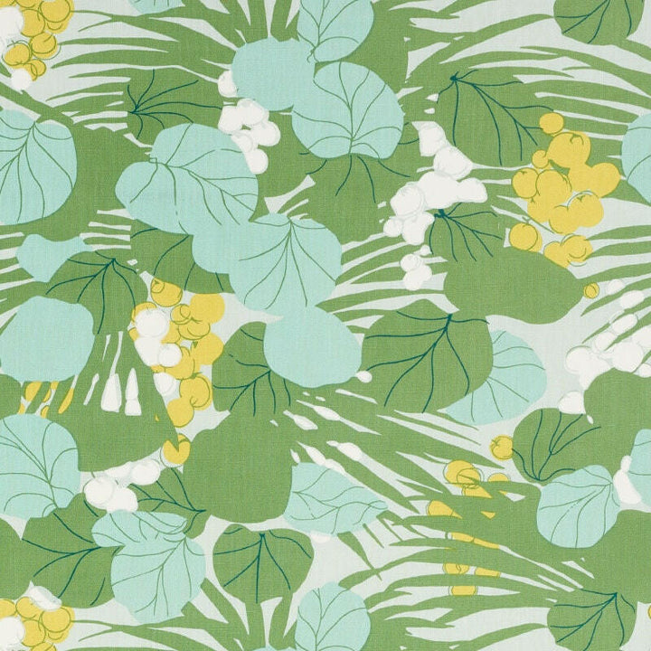 Schumacher - Sea Grapes - Palm - Made To Measure Professionally Made Roman Blind.